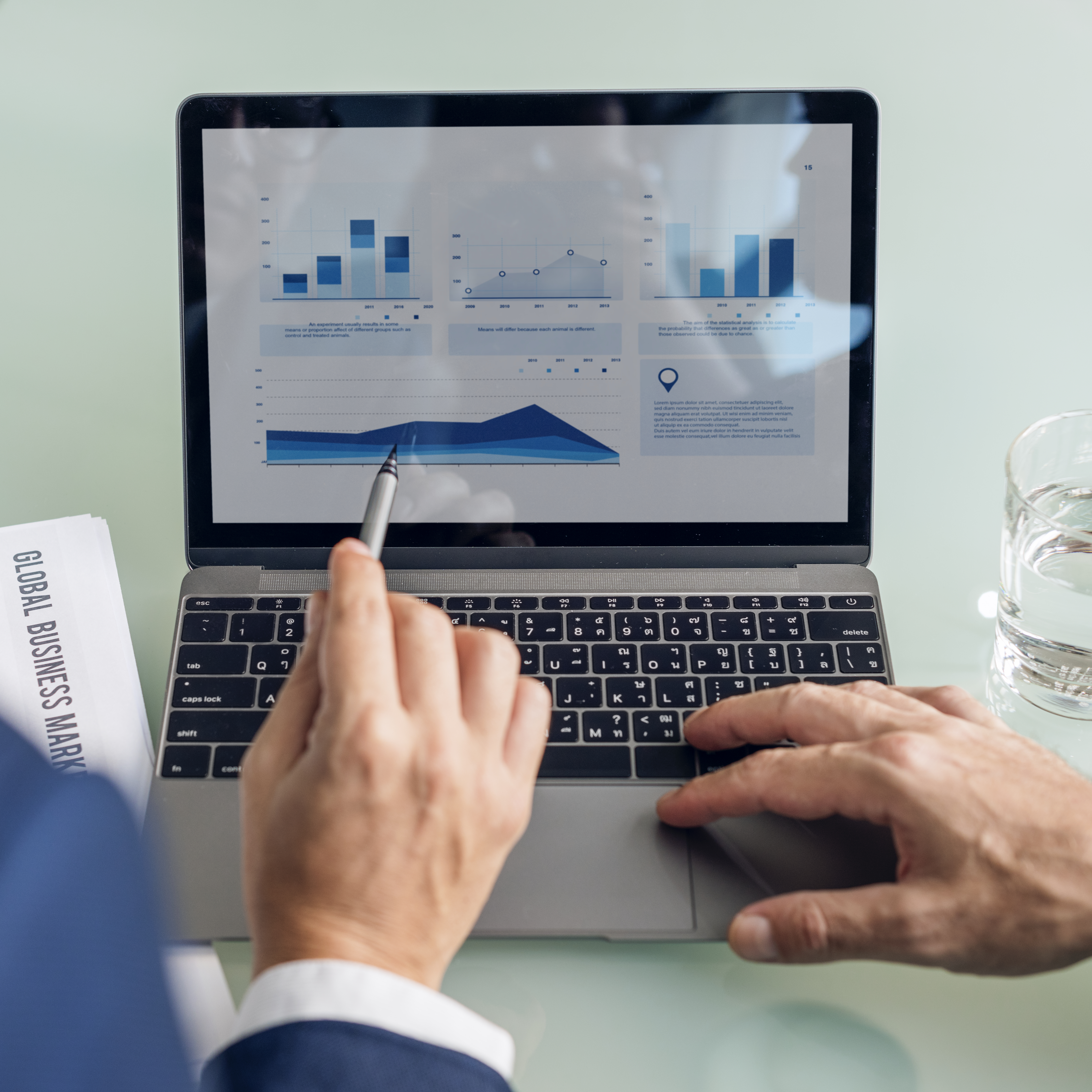 Healthcare analytics and patient reports dashboard